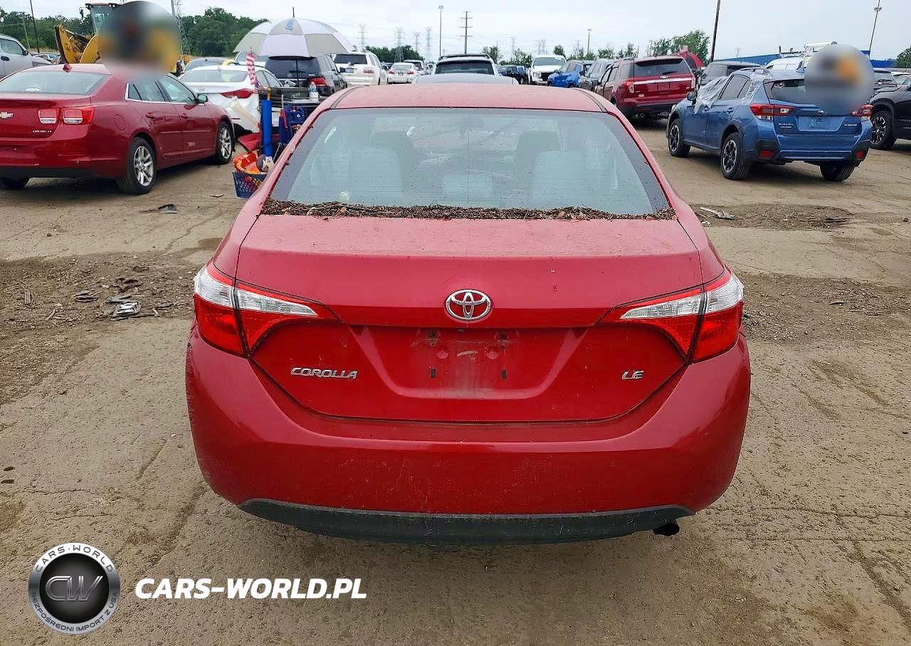 2015 Toyota Corolla Le VIN:2T1BURHE1FC376688 - 6
