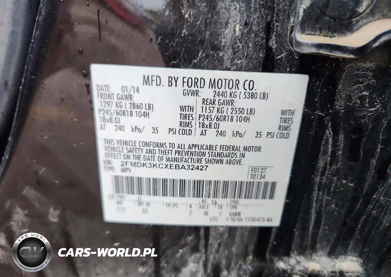 2014 Ford Edge Limited VIN:2FMDK3KCXEBA32427 - 13