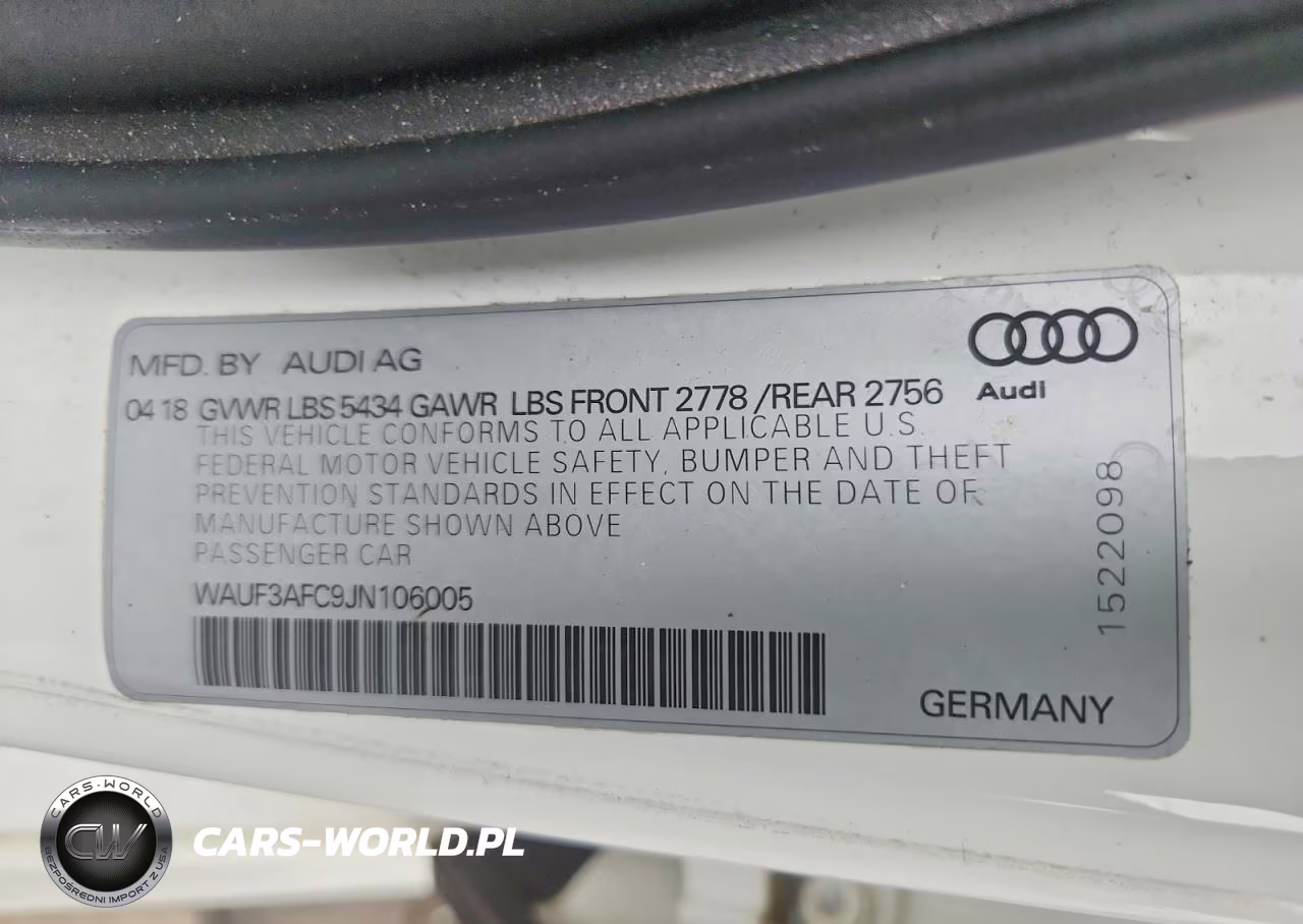 2018 Audi A6 Premium VIN:WAUF3AFC9JN106005 - 12