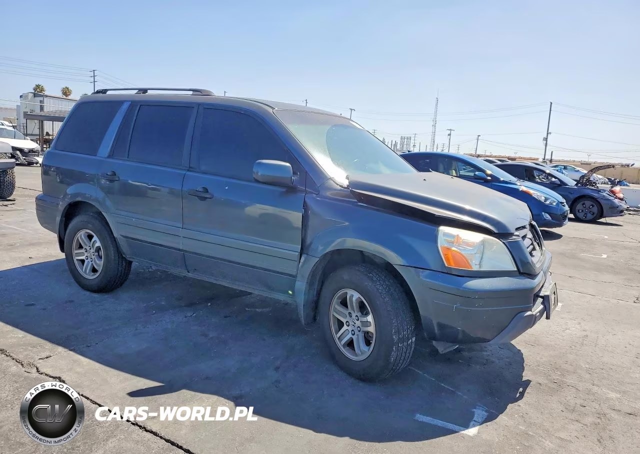 2005 Honda Pilot Exl VIN:2HKYF18725H561478 - 4