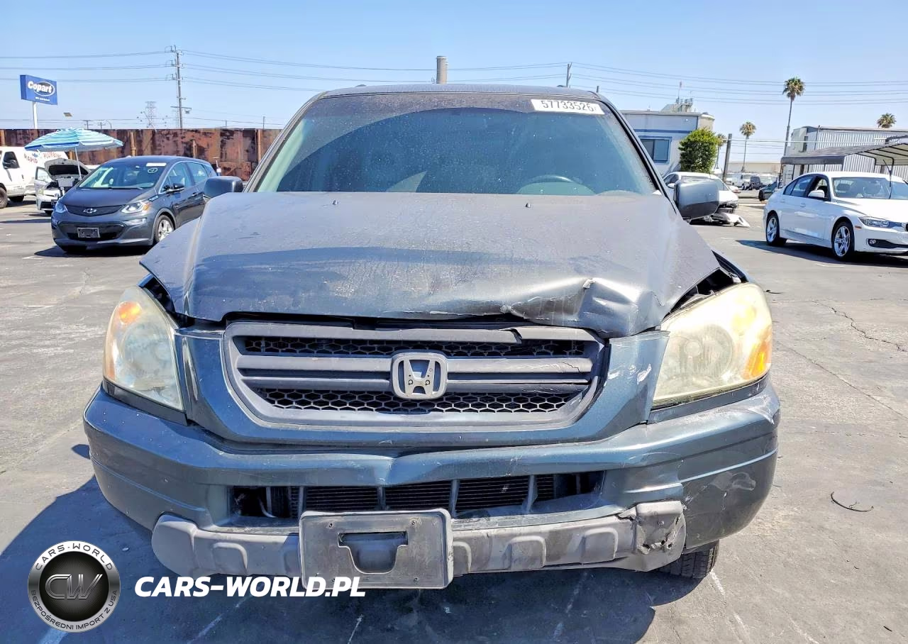 2005 Honda Pilot Exl VIN:2HKYF18725H561478 - 5