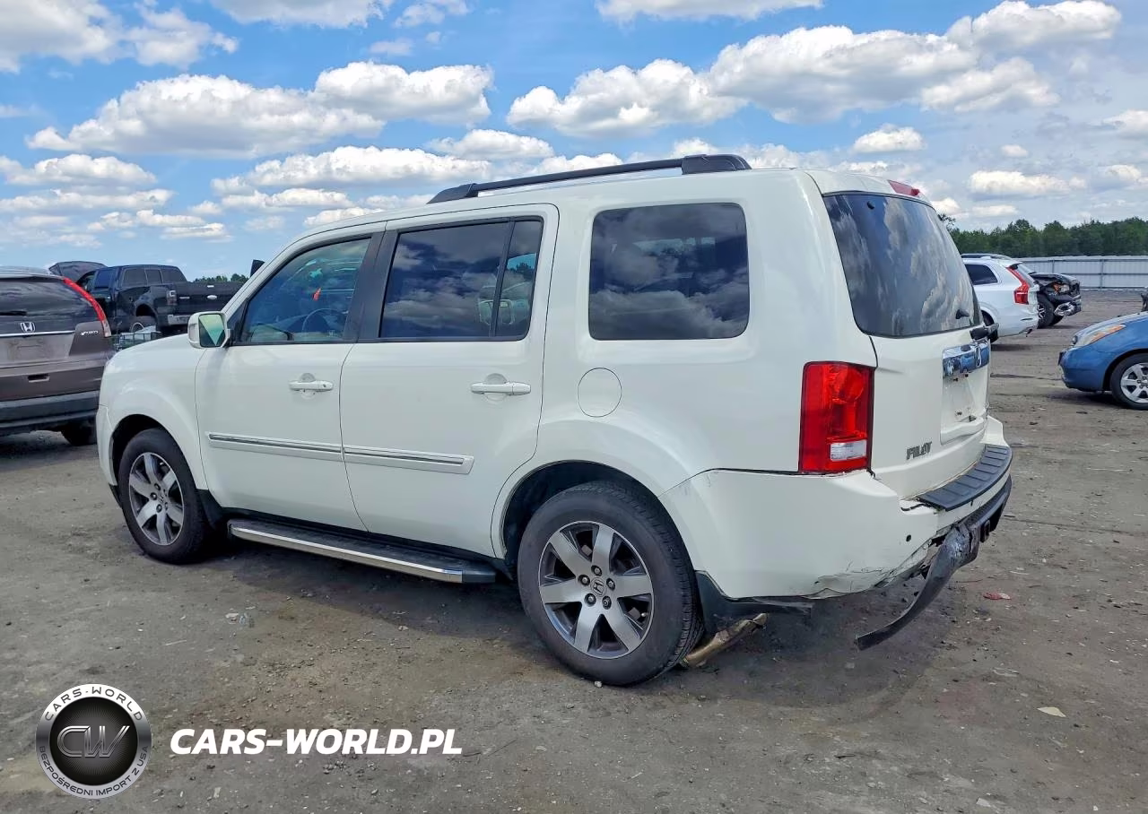 2012 Honda Pilot Touring VIN:5FNYF4H98CB084845 - 2