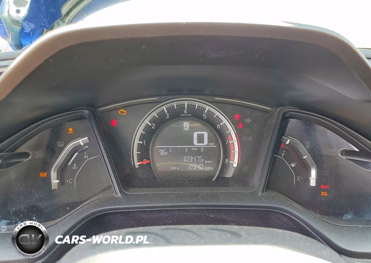 2018 Honda Civic Lx VIN:2HGFC2F52JH552355 - 9