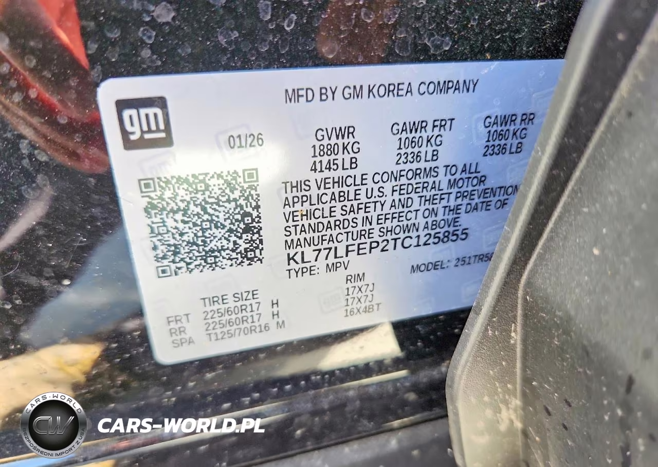 2026 Chevrolet Trax Ls VIN:KL77LFEP2TC125855 - 14