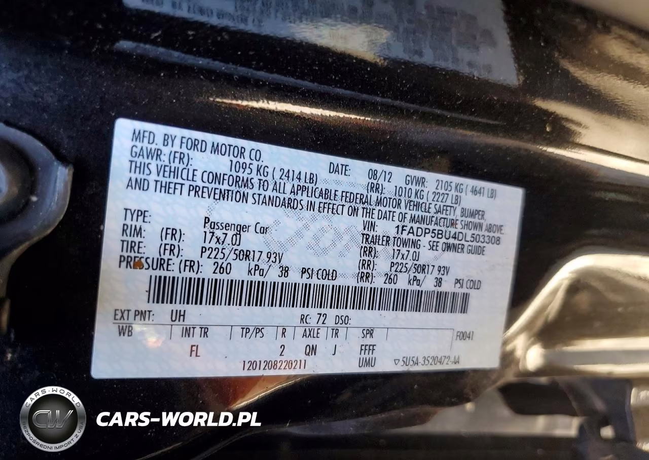 2013 Ford C-Max Sel VIN:1FADP5BU4DL503308 - 13