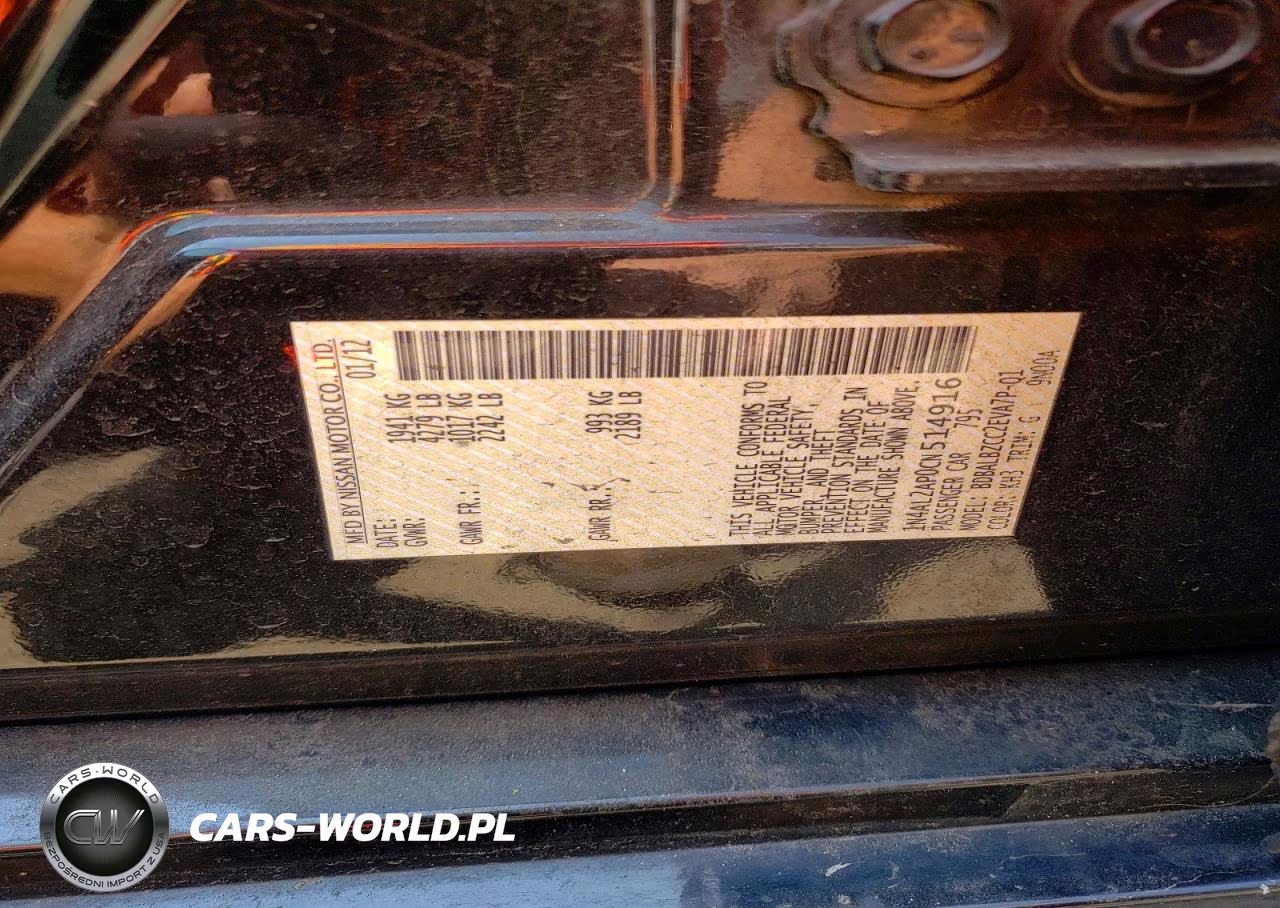 2012 Nissan Altima 2.5 VIN:1N4AL2AP0CN514916 - 12