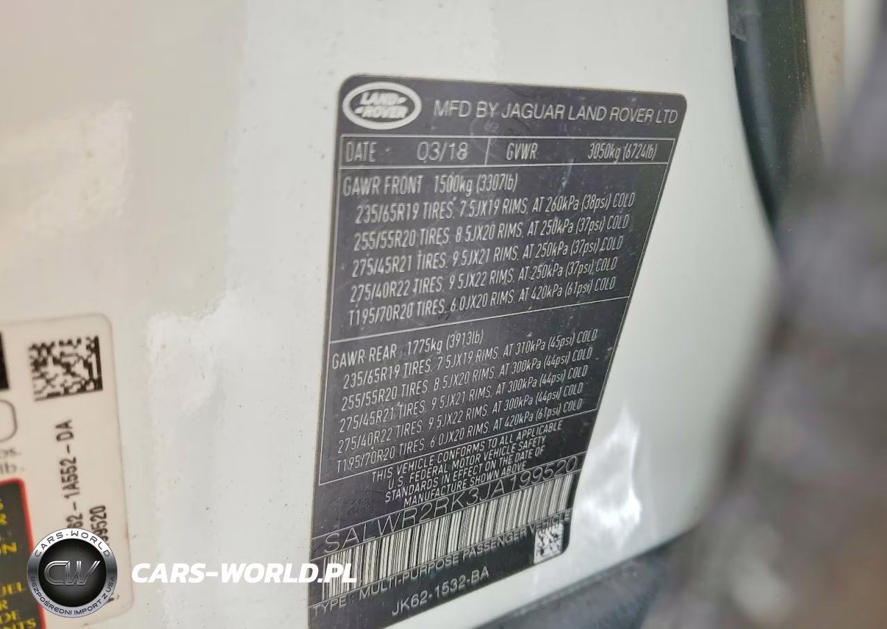 2018 Land Rover Range Rover Sport Hse VIN:SALWR2RK3JA199520 - 13