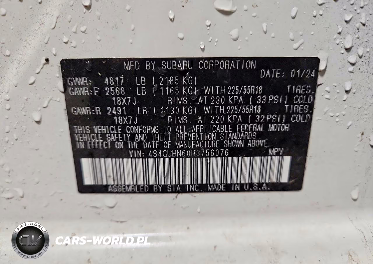 2024 Subaru Crosstrek Limited VIN:4S4GUHN60R3756076 - 12