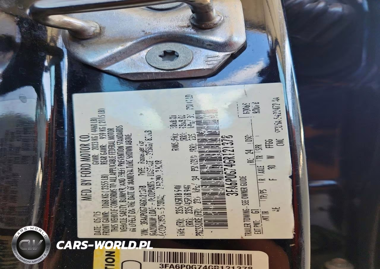 2016 Ford Fusion S VIN:3FA6P0G74GR121378 - 12