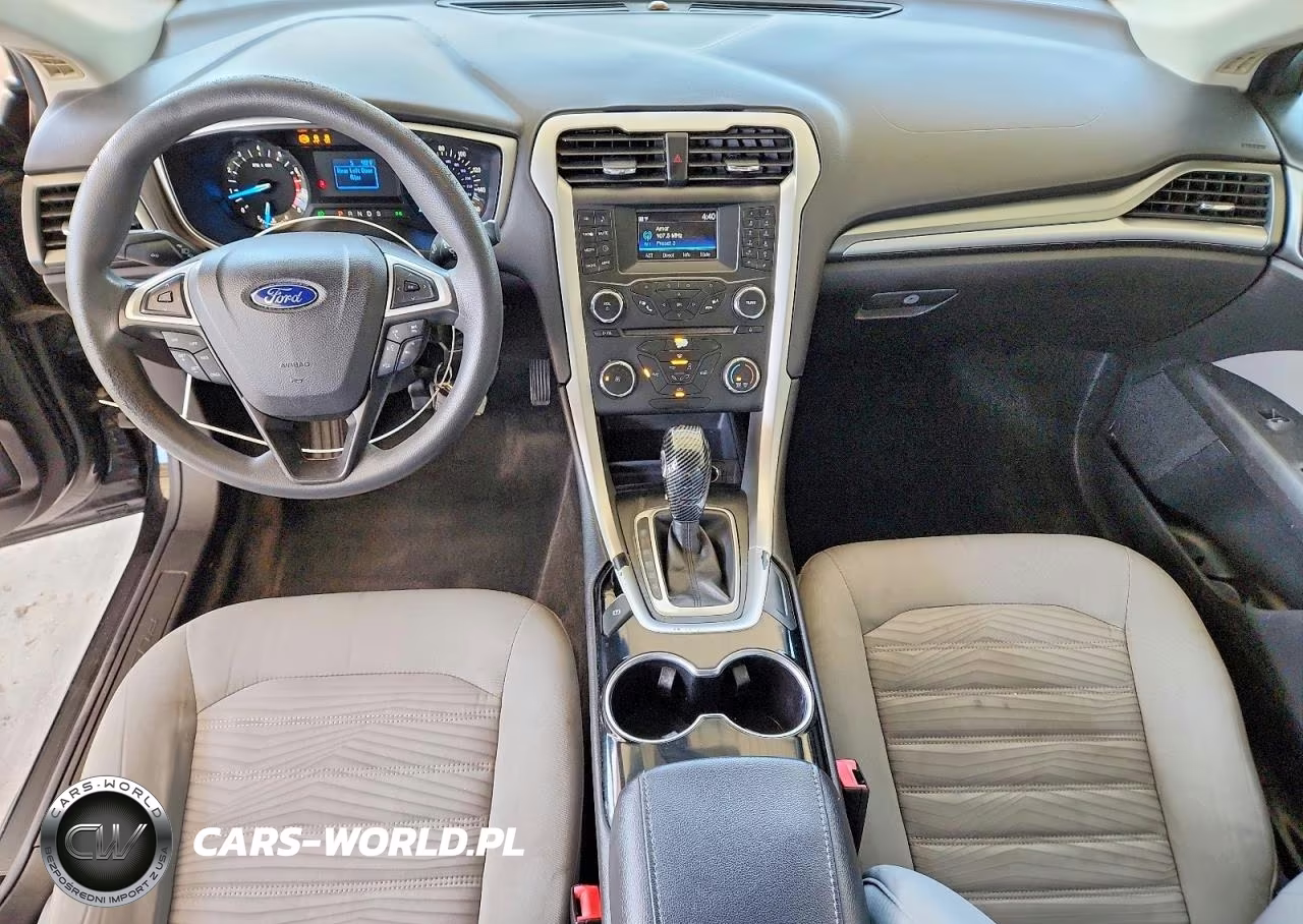 2016 Ford Fusion S VIN:3FA6P0G74GR121378 - 8