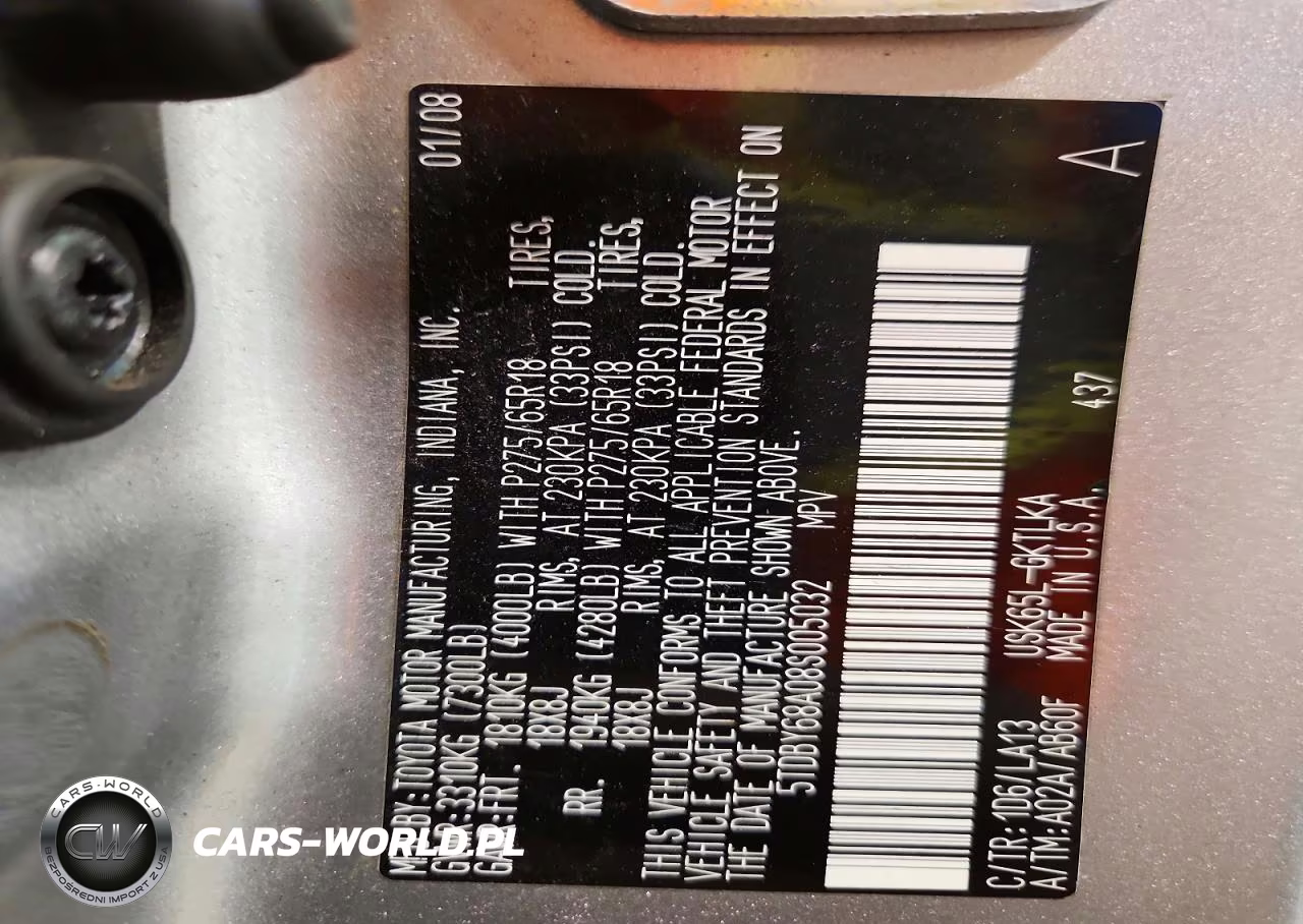 2008 Toyota Sequoia Limited VIN:5TDBY68A08S005032 - 13