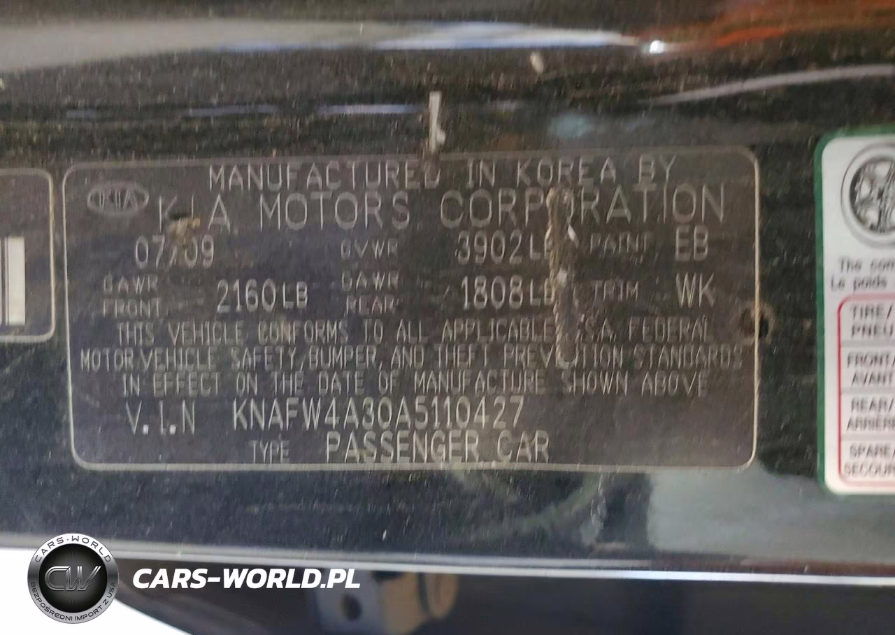 2010 Kia Forte Sx VIN:KNAFW4A30A5110427 - 13
