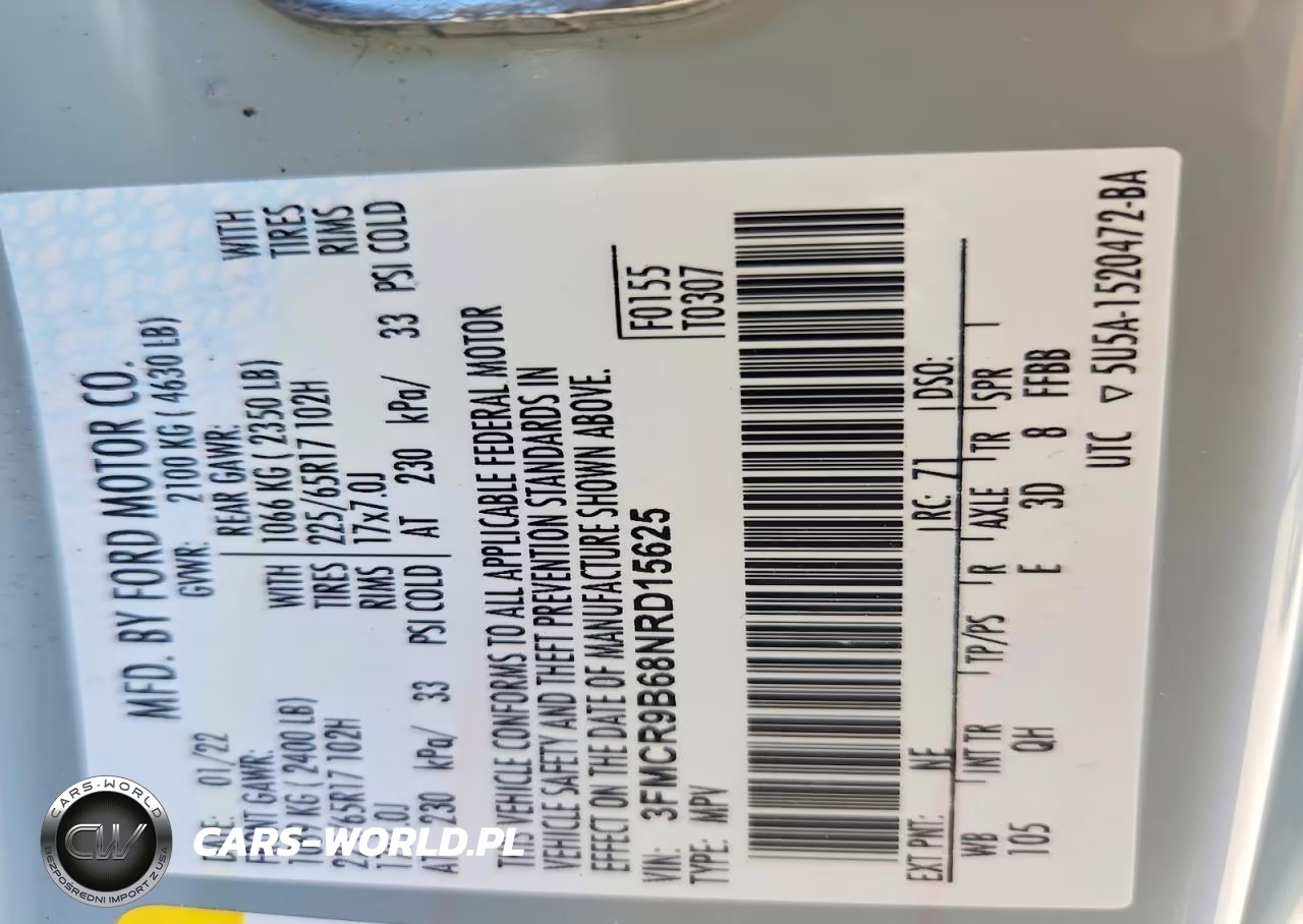 2022 Ford Bronco Sport Big Bend VIN:3FMCR9B68NRD15625 - 13