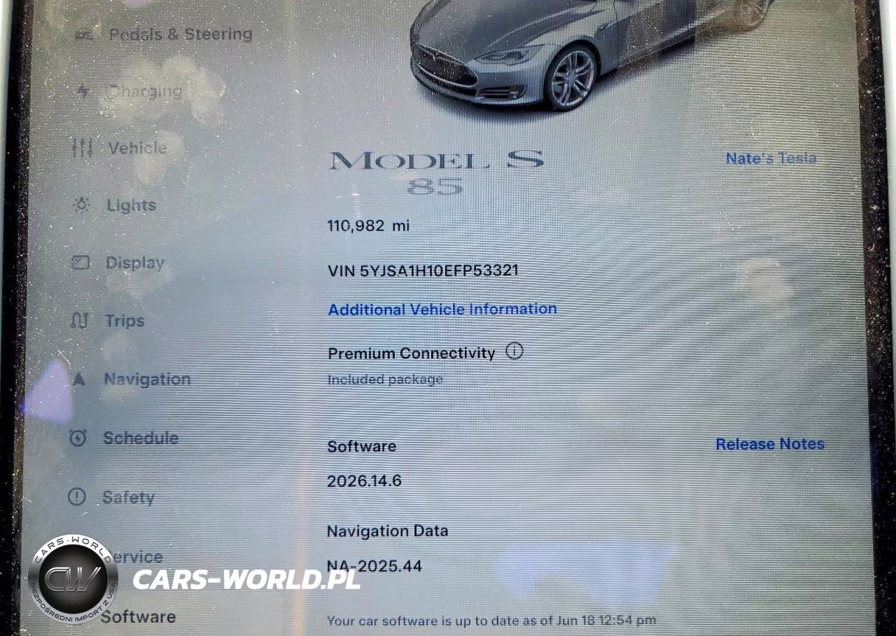 2014 Tesla Model S VIN:5YJSA1H10EFP53321 - 9