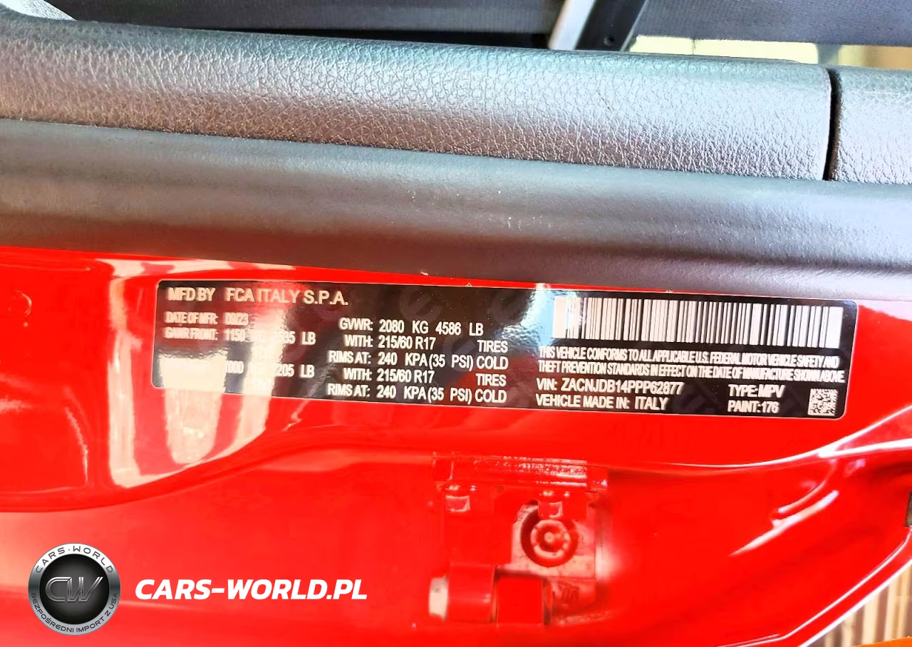 2023 Jeep Renegade Latitude VIN:ZACNJDB14PPP62877 - 14