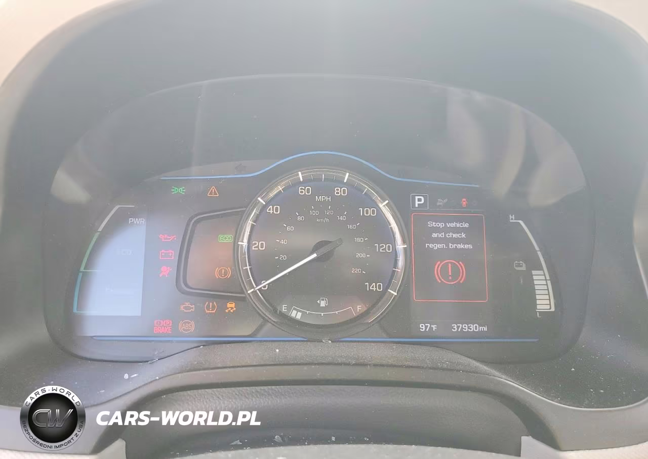 2019 Hyundai Ioniq Blue VIN:KMHC65LCXKU123956 - 9