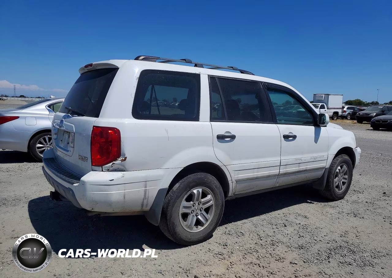 2005 Honda Pilot Ex VIN:2HKYF18405H524693 - 3