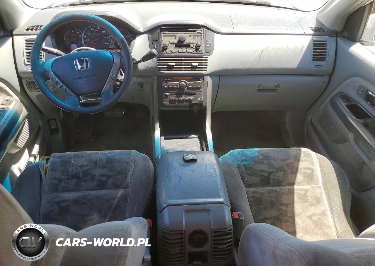 2005 Honda Pilot Ex VIN:2HKYF18405H524693 - 8