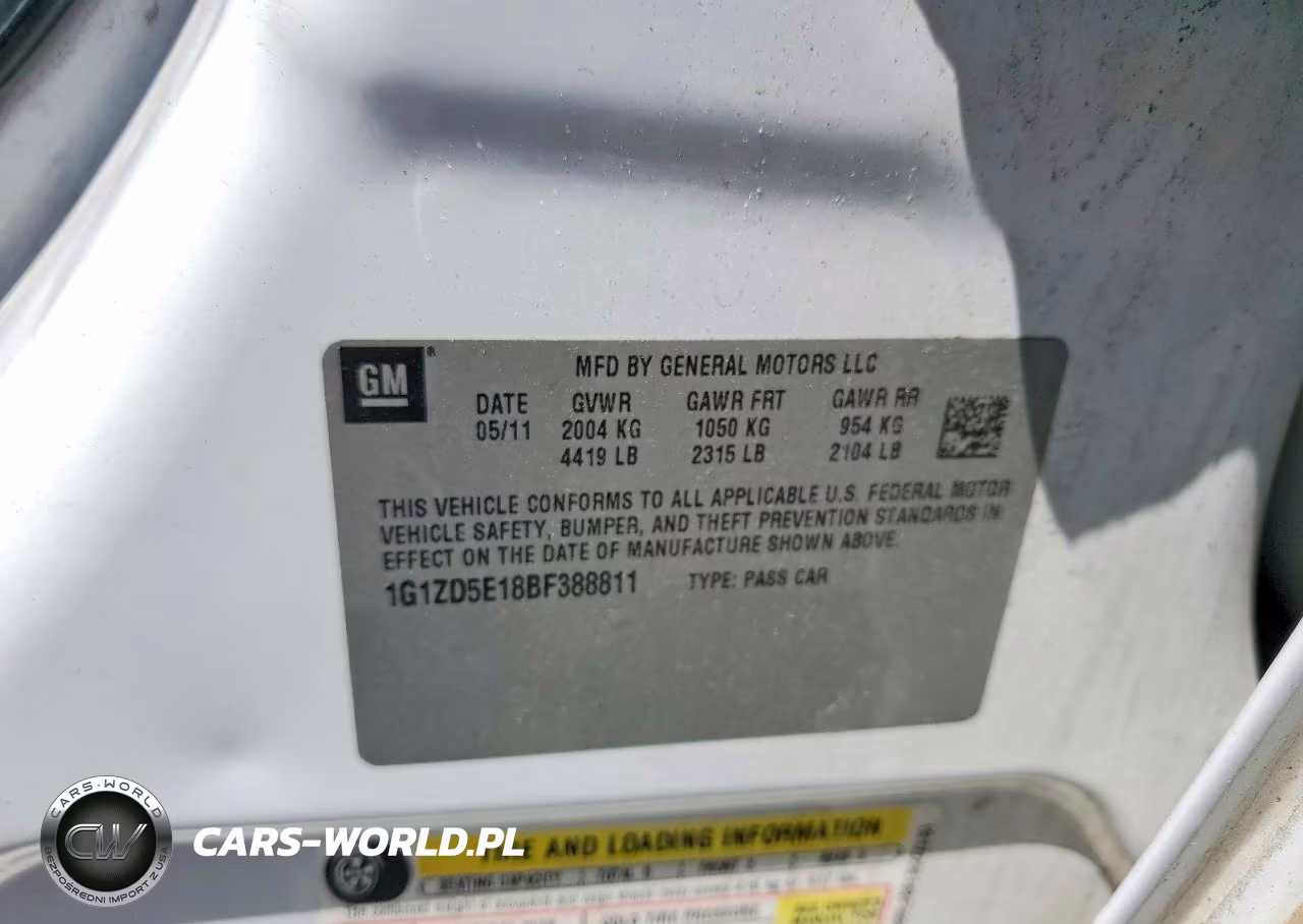 2011 Chevrolet Malibu 2Lt VIN:1G1ZD5E18BF388811 - 12