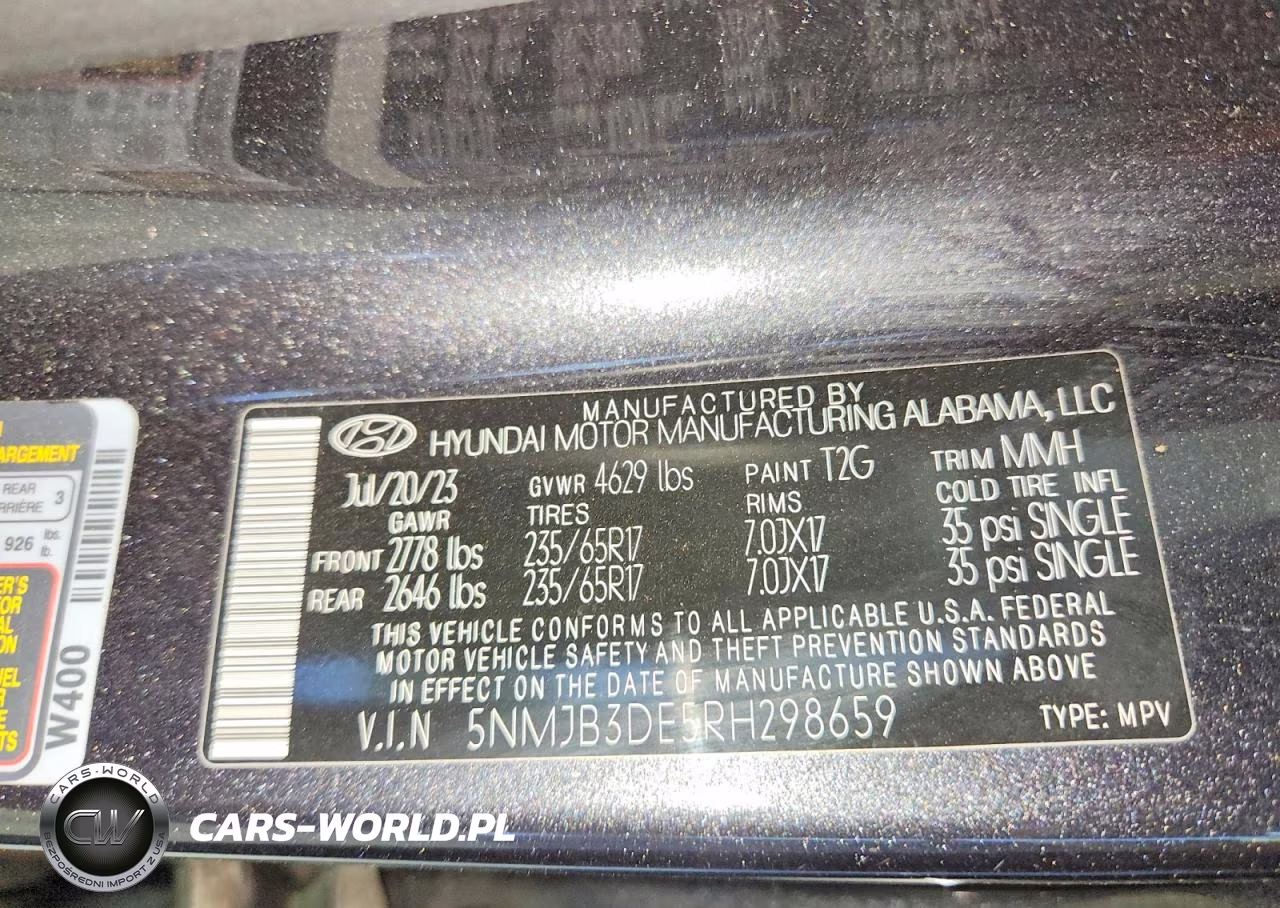 2024 Hyundai Tucson Sel VIN:5NMJB3DE5RH298659 - 13