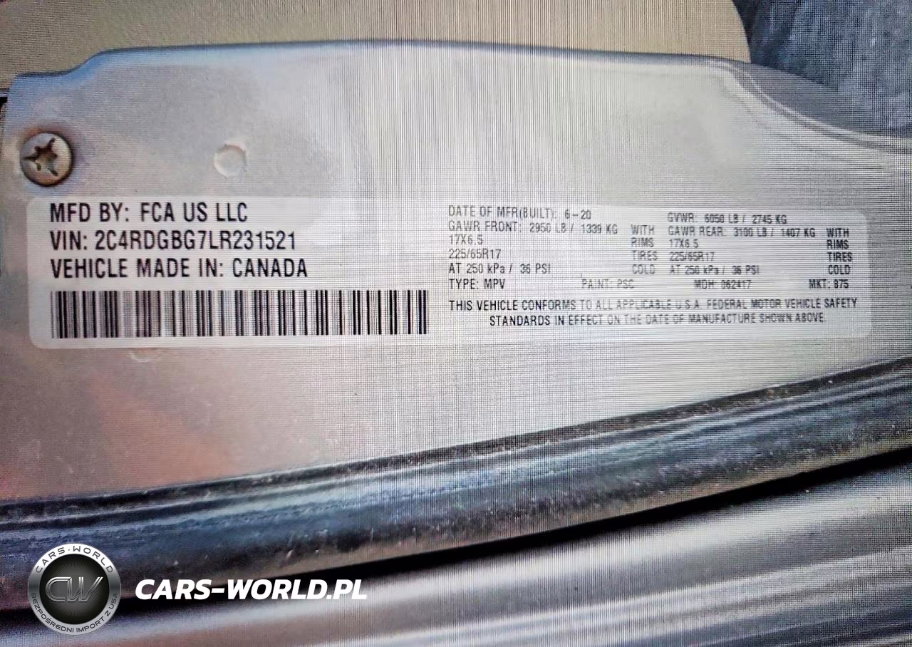 2020 Dodge Grand Caravan Se VIN:2C4RDGBG7LR231521 - 13