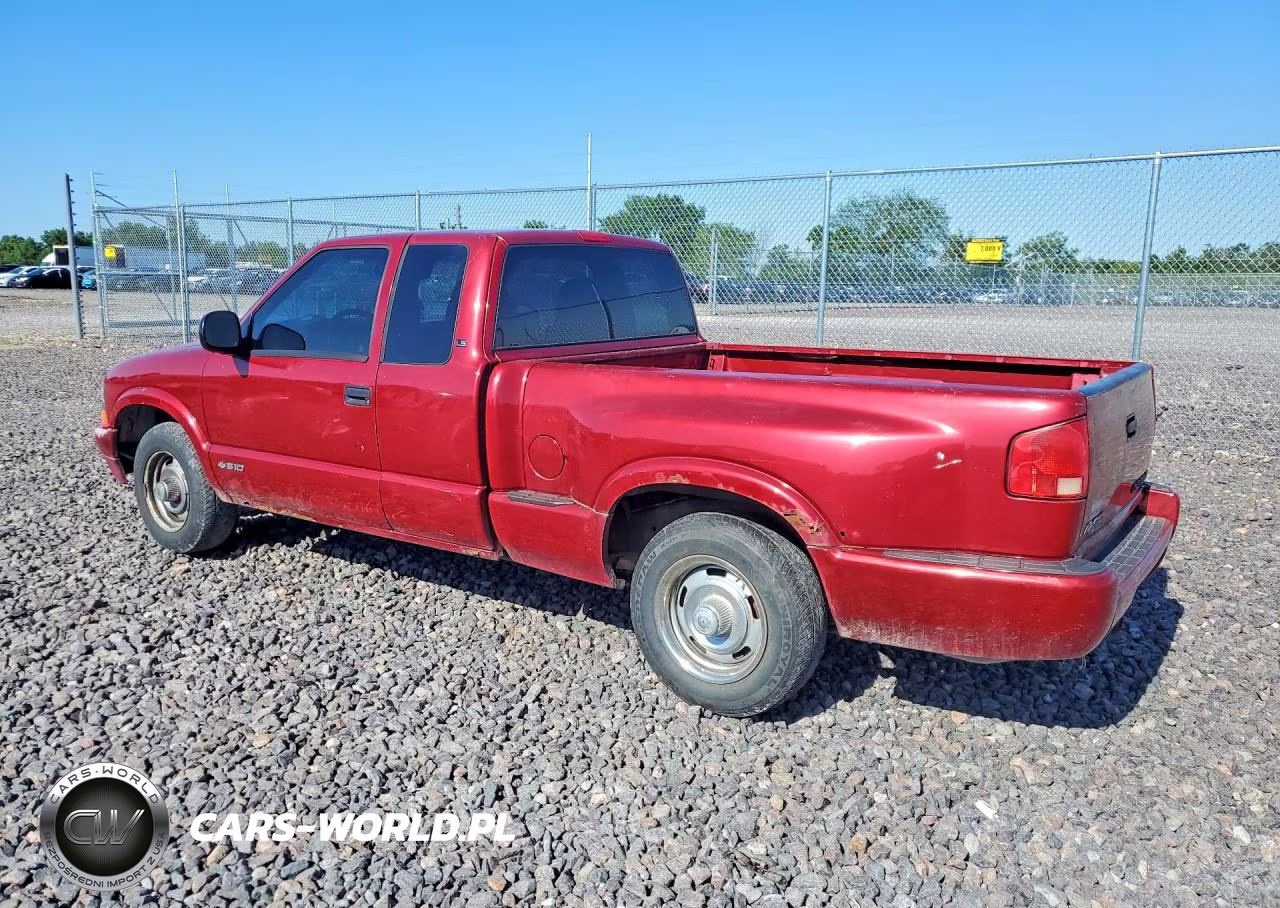 1998 Chevrolet S Truck S10 VIN:1GCCS19X4W8222922 - 2
