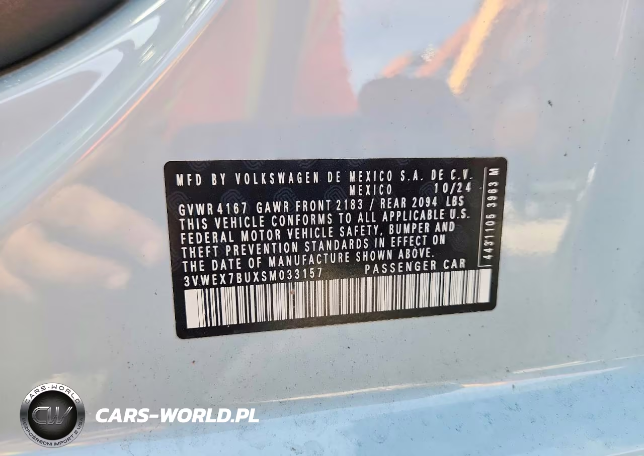 2025 Volkswagen Jetta Se VIN:3VWEX7BUXSM033157 - 13