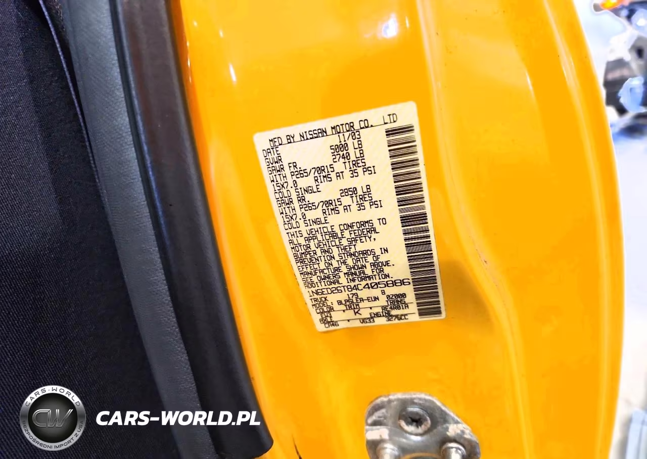 2004 Nissan Frontier King Cab Xe V6 VIN:1N6ED26T84C405886 - 12