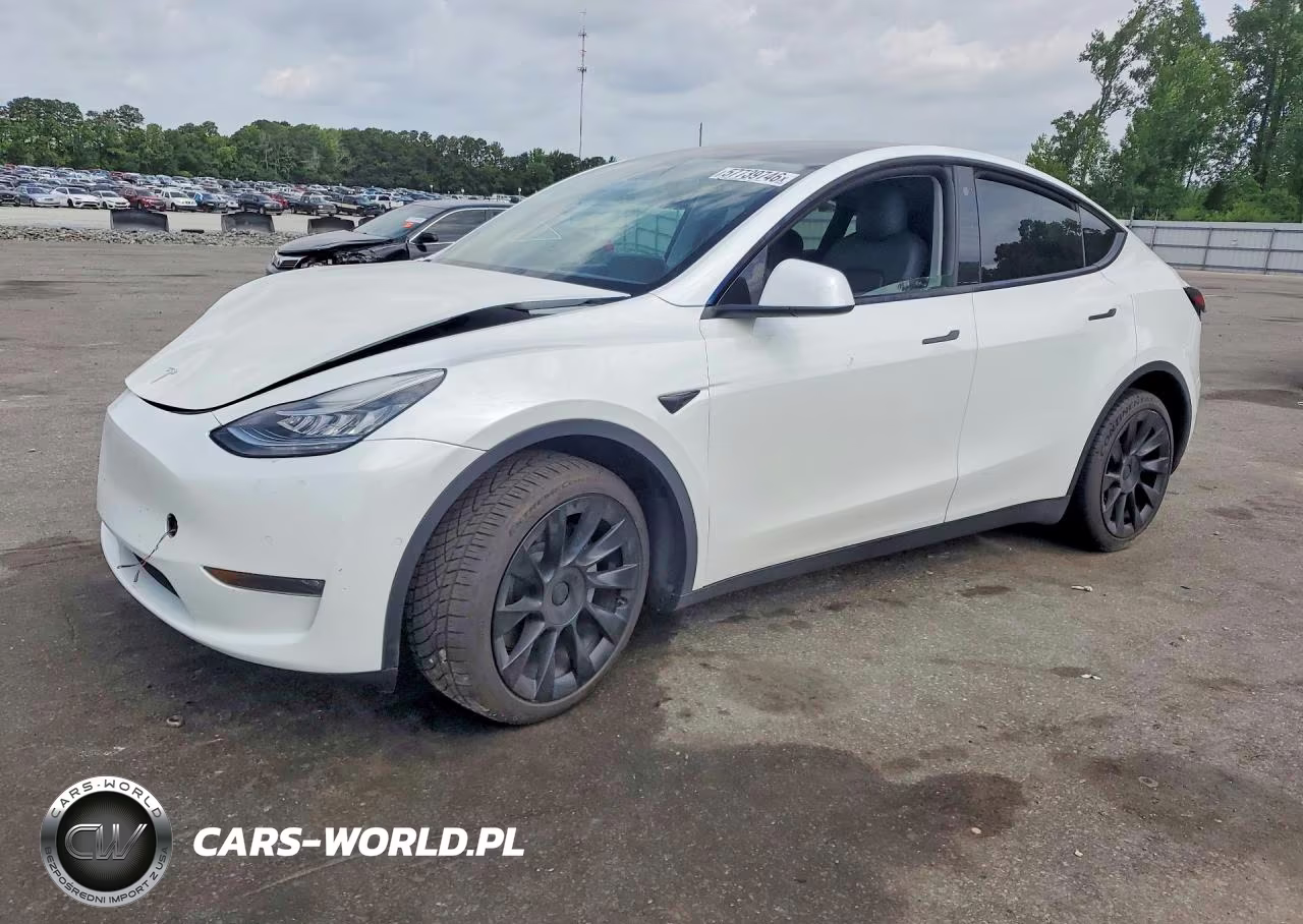 2022 Tesla Model Y VIN:7SAYGDEE9NF385581 - 1