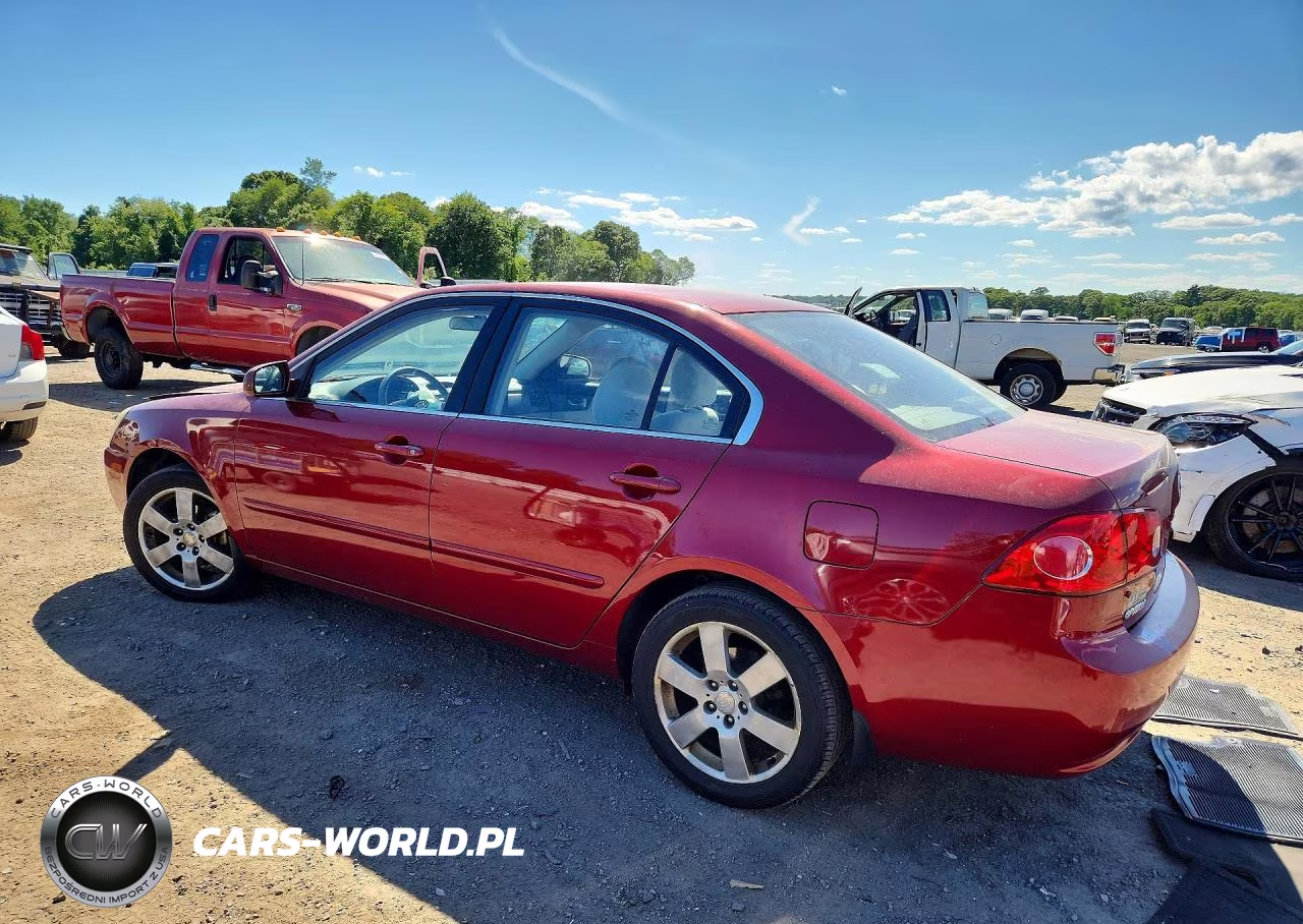2007 Kia Optima Lx VIN:KNAGE123975139857 - 2