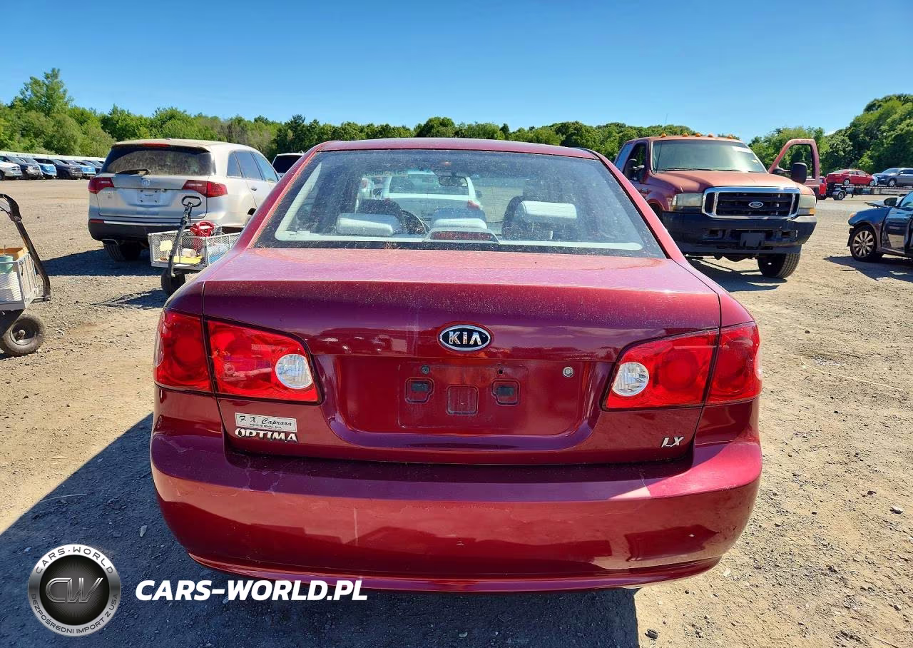 2007 Kia Optima Lx VIN:KNAGE123975139857 - 6