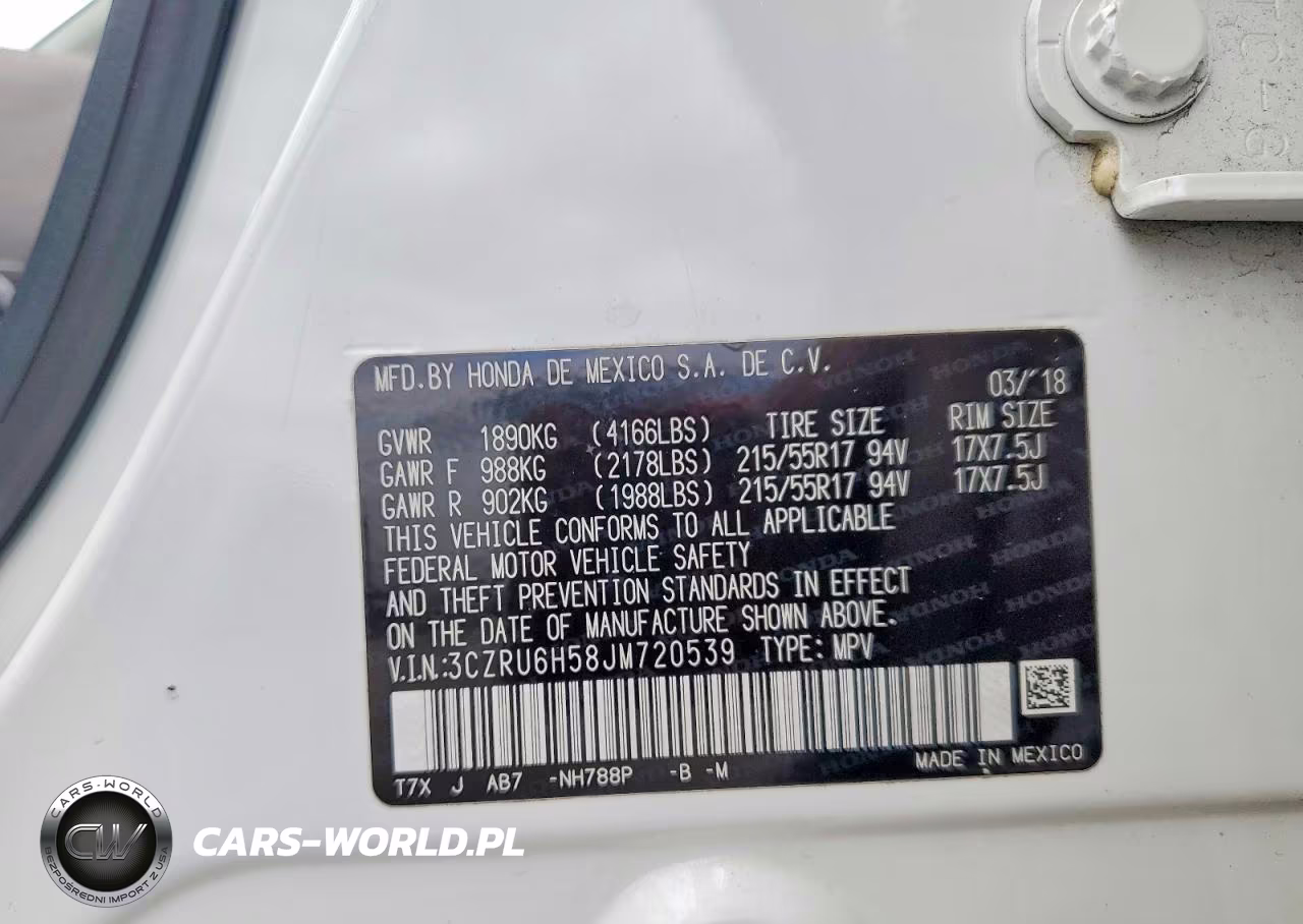 2018 Honda Hr-V Ex VIN:3CZRU6H58JM720539 - 14