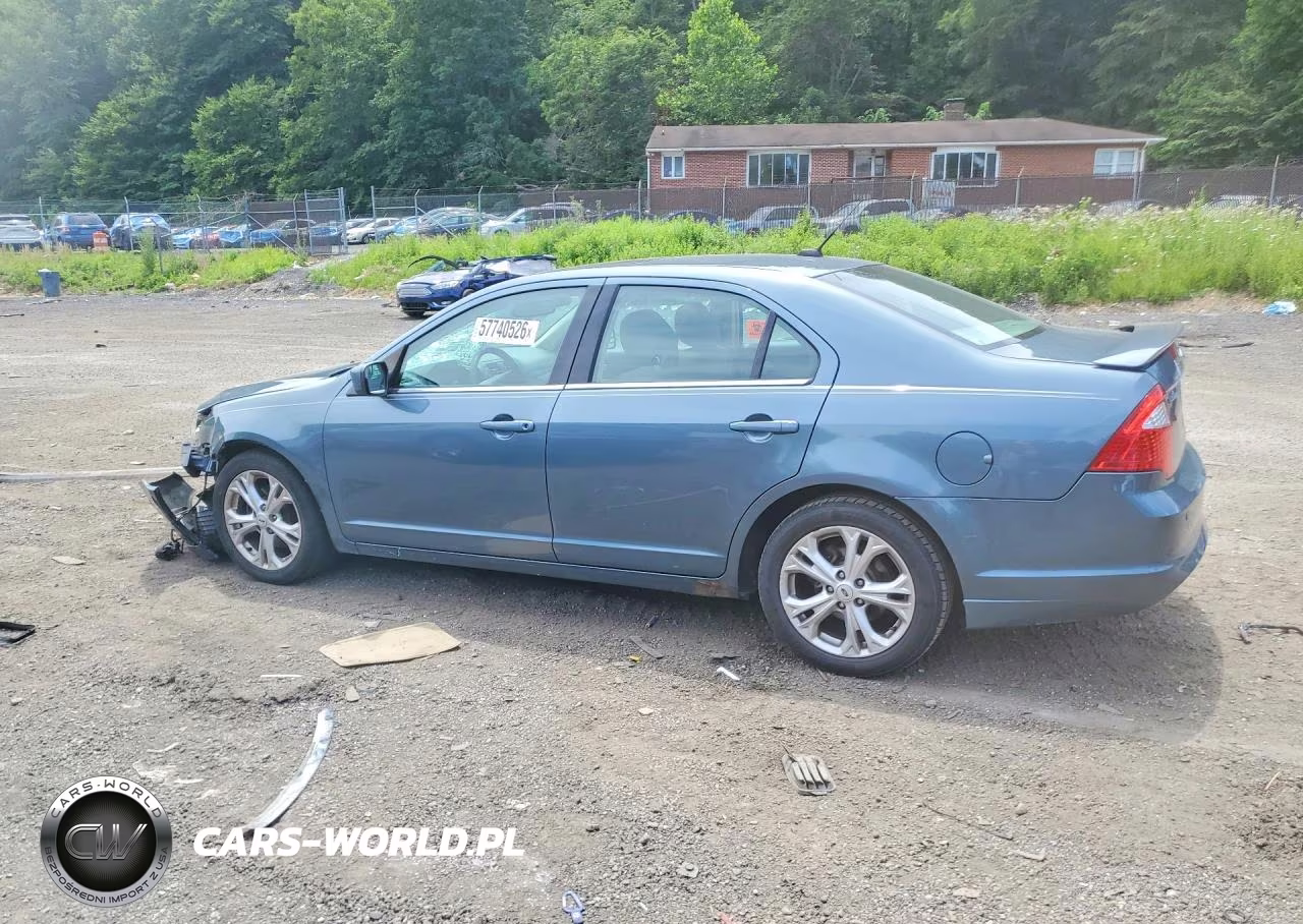 2012 Ford Fusion Se VIN:3FAHP0HA9CR405635 - 2