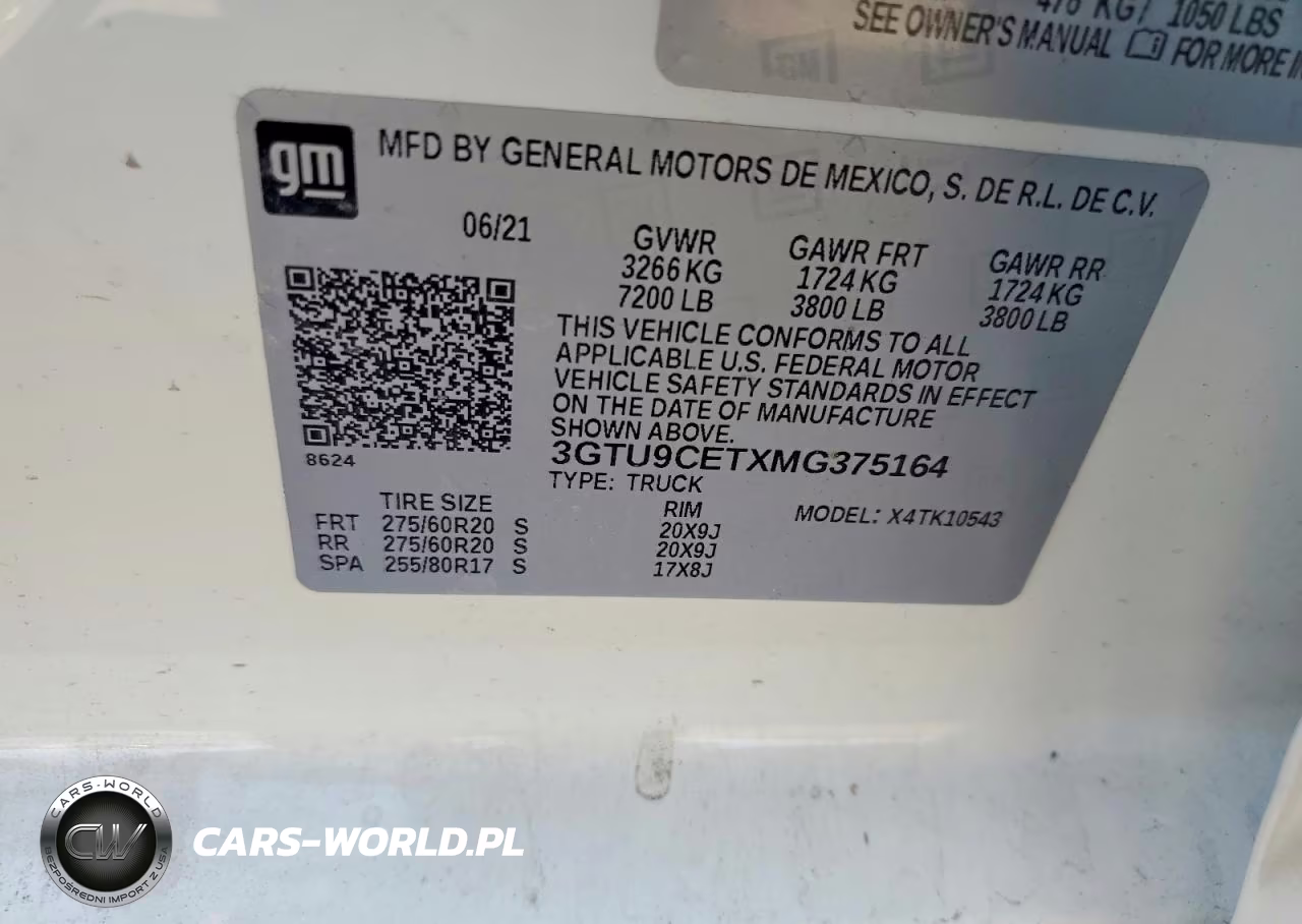 2021 GMC Sierra K1500 Elevation VIN:3GTU9CETXMG375164 - 13