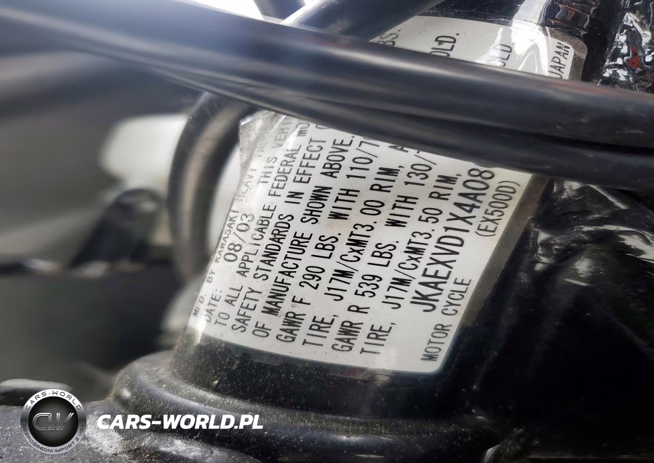 2004 Kawasaki Ninja 500 VIN:JKAEXVD1X4A086235 - 9
