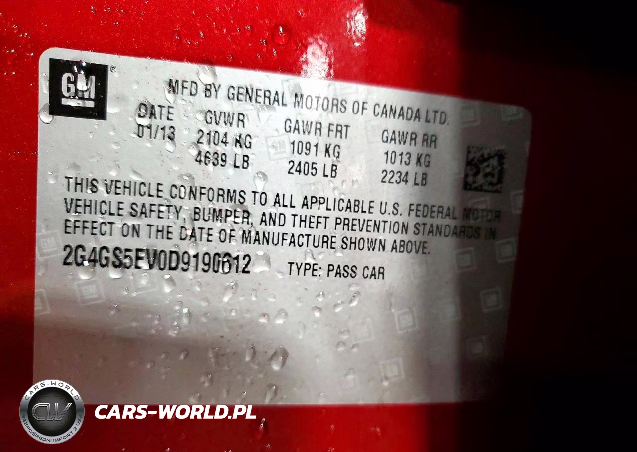 2013 Buick Regal Premium VIN:2G4GS5EV0D9190612 - 13