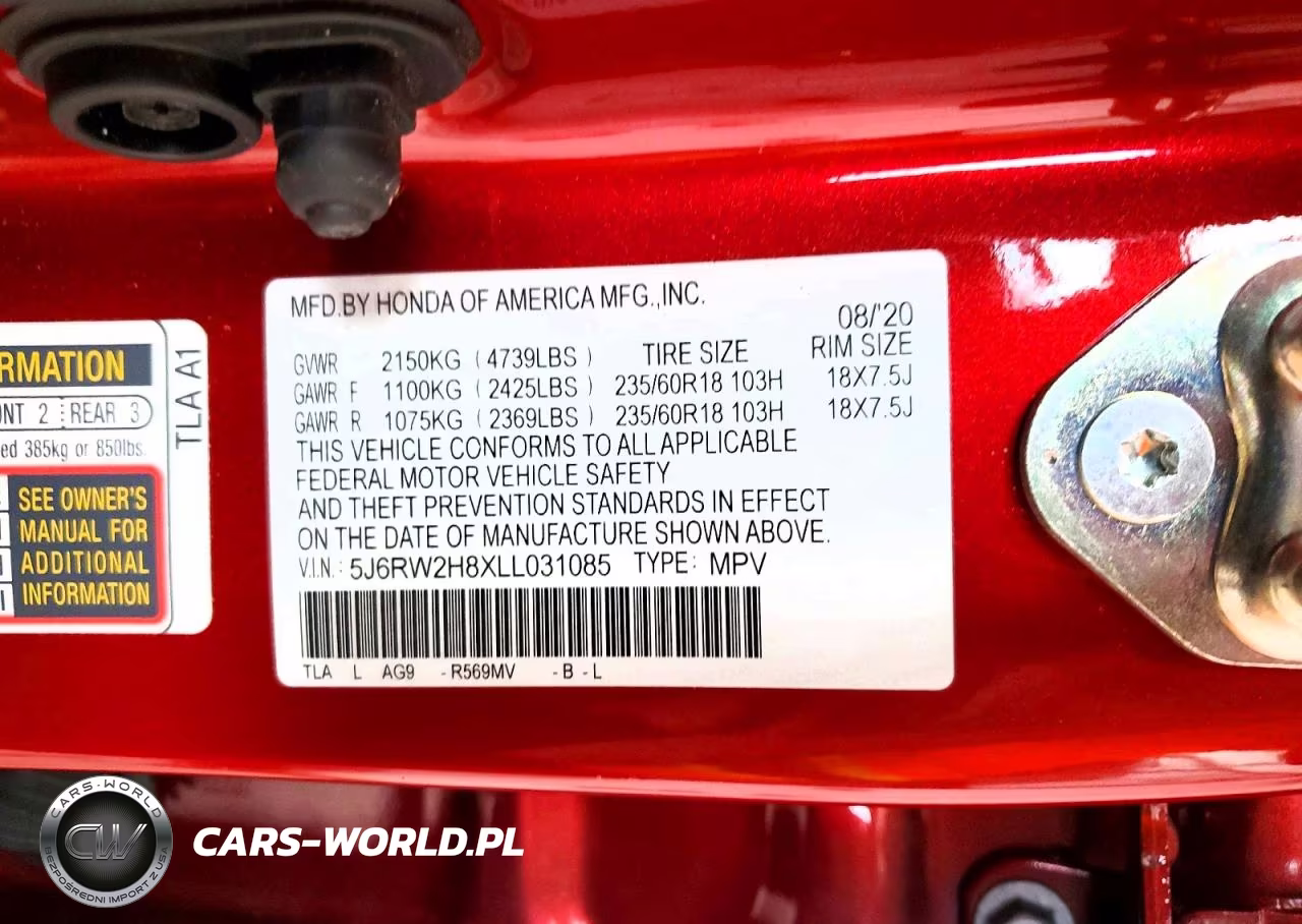 2020 Honda Cr-V Exl VIN:5J6RW2H8XLL031085 - 14