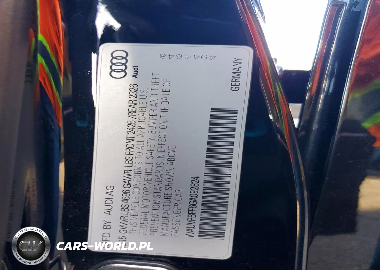 2016 Audi A3 E-Tron Premium Ultra VIN:WAUVPBFF6GA092824 - 12