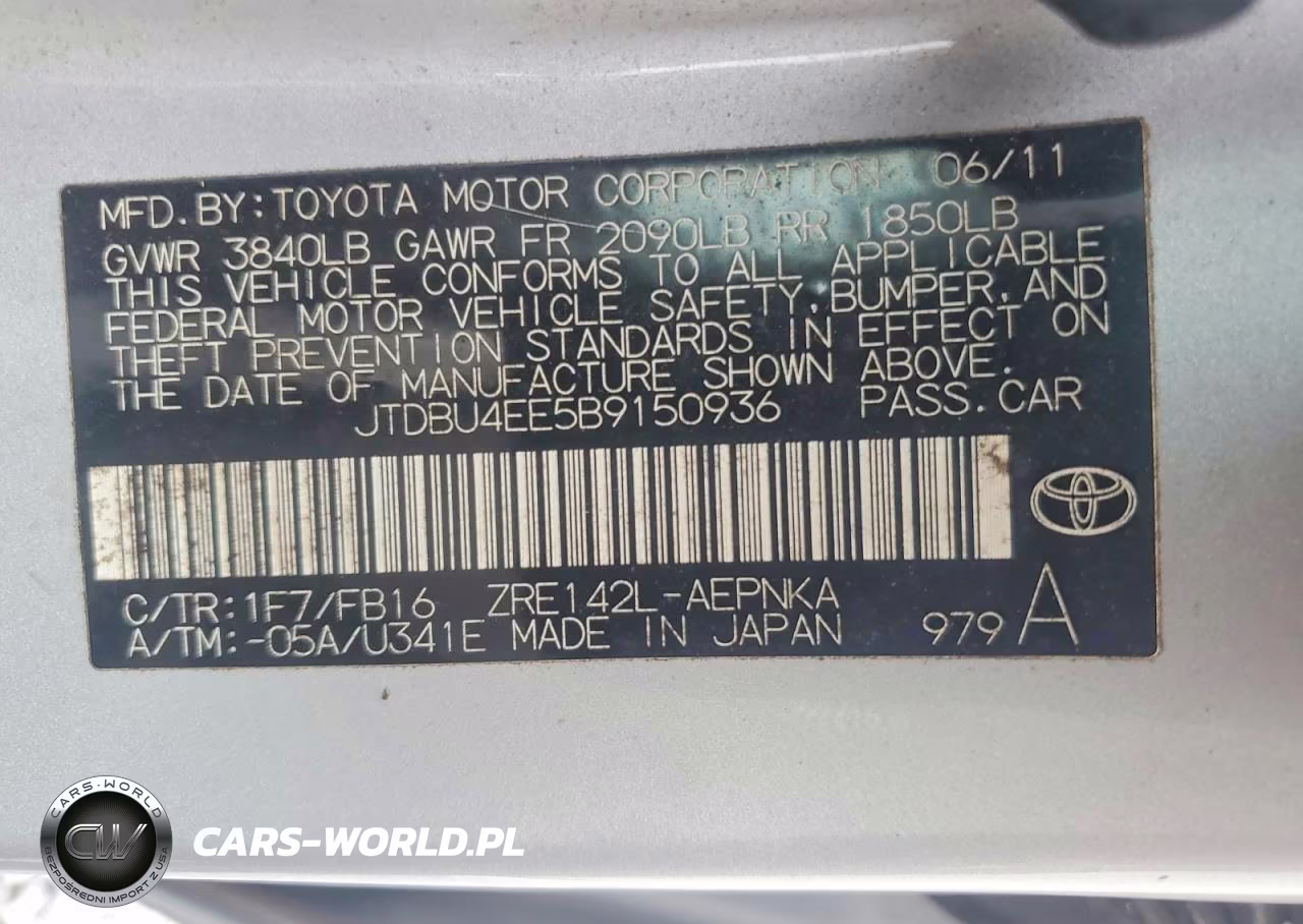 2011 Toyota Corolla Le VIN:JTDBU4EE5B9150936 - 12