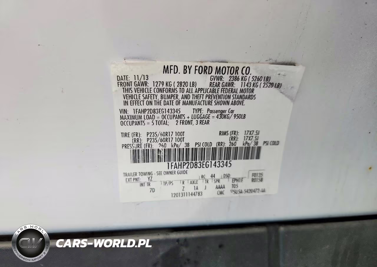 2014 Ford Taurus Se VIN:1FAHP2D83EG143345 - 13
