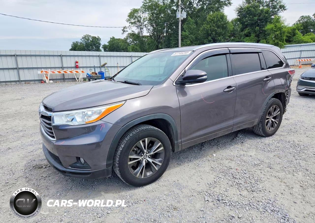 2016 Toyota Highlander Xle – zdjęcie 1 z 13