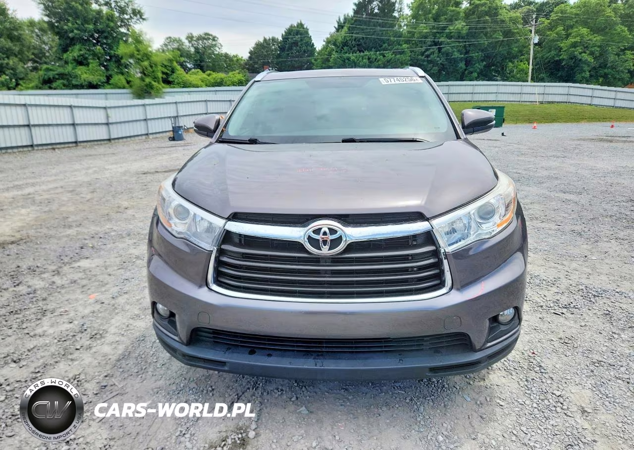 2016 Toyota Highlander Xle VIN:5TDKKRFH6GS504662 - 5