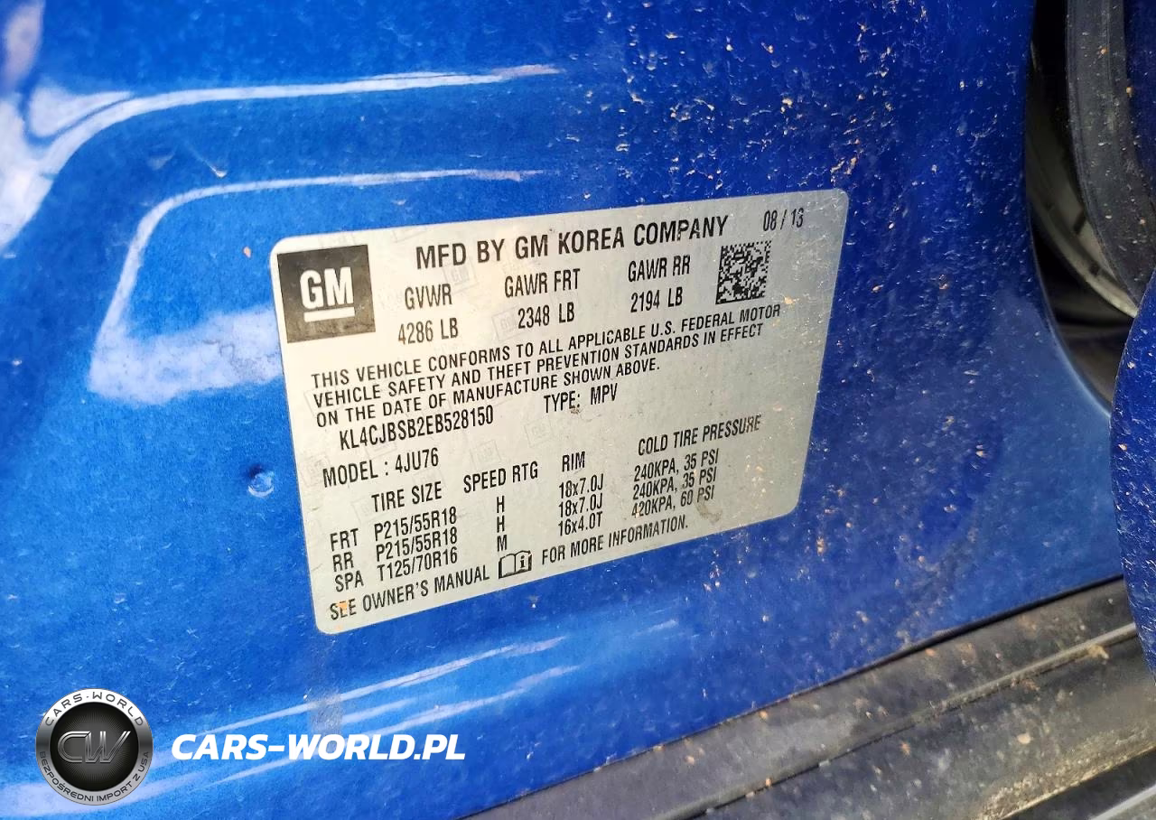 2014 Buick Encore Convenience VIN:KL4CJBSB2EB528150 - 13