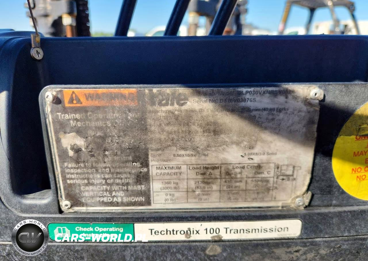 2018 Yale Glp030Vxnrsv062 Forklift VIN:D810V03076S - 10
