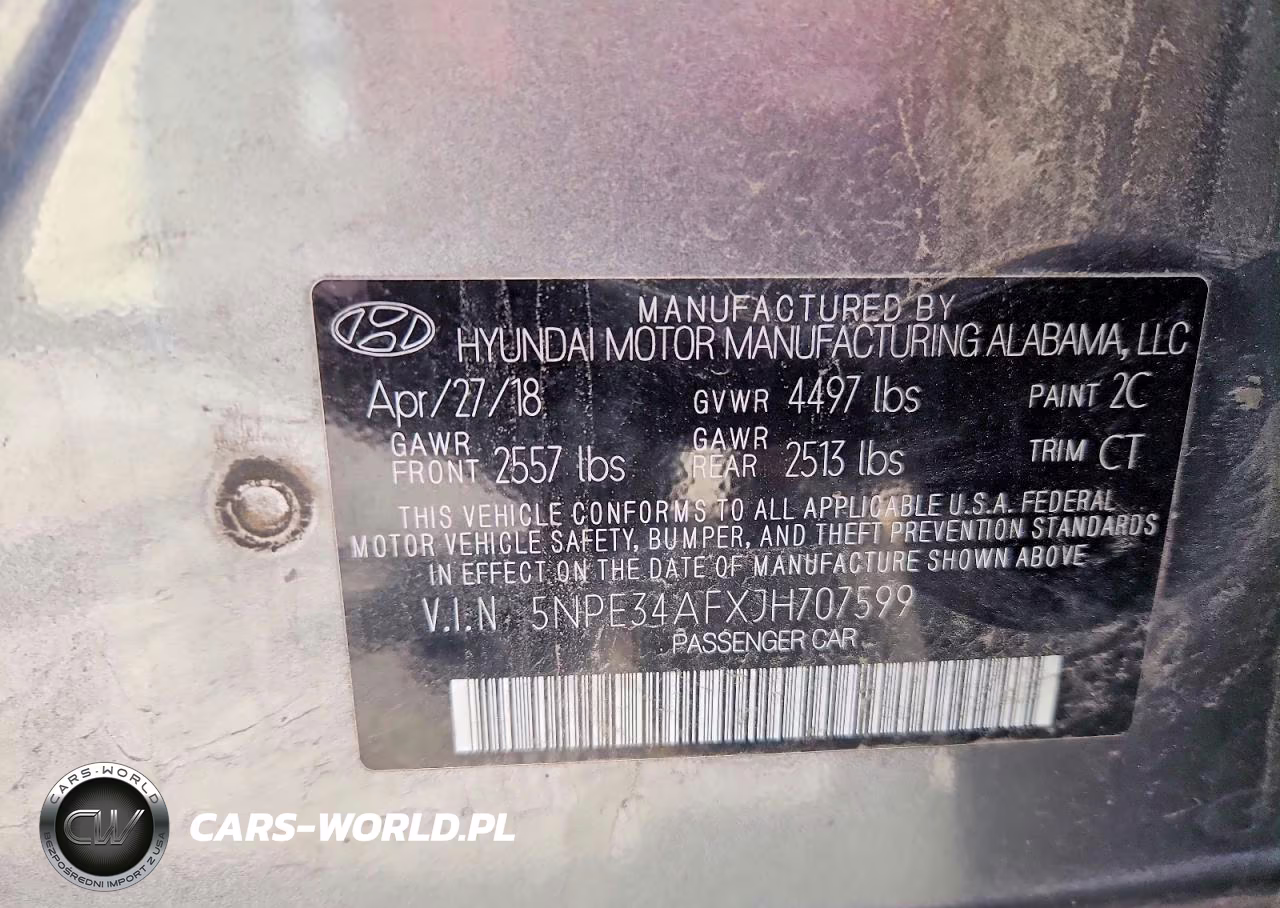 2018 Hyundai Sonata Limited VIN:5NPE34AFXJH707599 - 12
