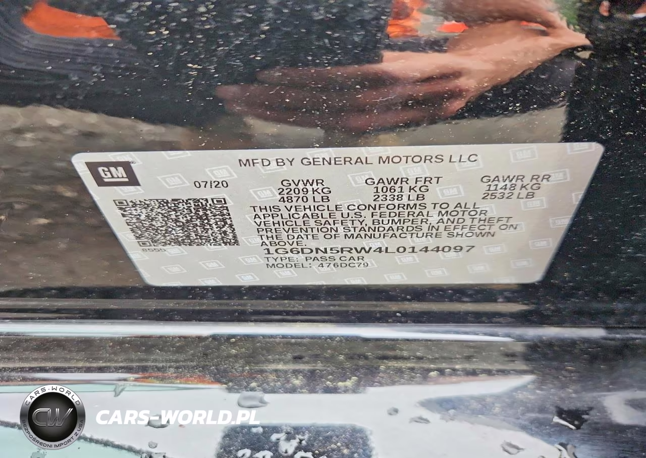 2020 Cadillac Ct5 Premium Luxury VIN:1G6DN5RW4L0144097 - 12