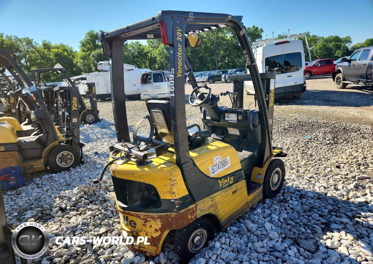2019 Yale Glp030Vxnrsv062 Forklift VIN:D810V03567T - 4