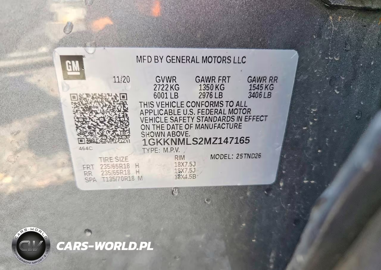 2021 GMC Acadia Slt VIN:1GKKNMLS2MZ147165 - 14