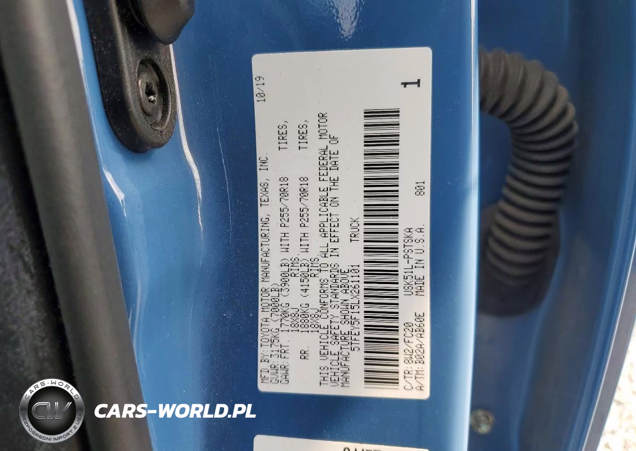 2020 Toyota Tundra Crewmax Sr5 VIN:5TFEY5F15LX261101 - 12