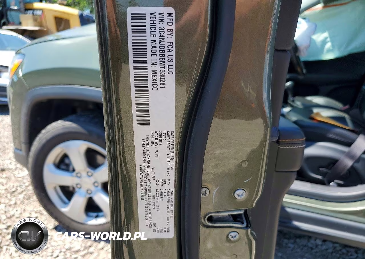 2021 Jeep Compass Latitude VIN:3C4NJDBB6MT530281 - 13